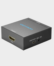 Vention RCA (AV) to HDMI Converter | 1080p Full HD Upscaling | NTSC/PAL Compatible | Premium Aluminum Alloy Shell | AEFB0 - Black