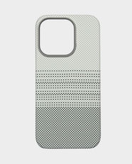Knit Phone Back Case for Apple iPhone 15 Pro | MagSafe Compatible | BC30 - White