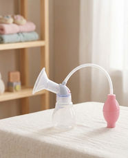 Farlin Manual Breast Pump | Suction Release Button | Soft Silicone Cushion | Unique Diaphragm | Portable | BF-640