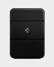 Spigen Smart Fold MagSafe Card Holder Wallet (MagFit) | Polyurethane Leather Material | Holds 2 Cards | Built-in Kickstand | Compatible with iPhone 12 & Latest Series - Black