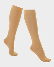 Dr. Med A060 Compression Stocking Knee High 15-20 mmHg (Medium) | Promotes Blood Circulation | Closed Toe | Graduated Compression Support | Reduces Fatigue, Swelling & Varicose Veins