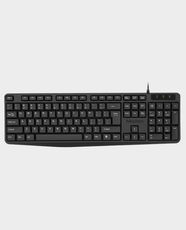 Meetion K200 Standard USB Chocolate Keyboard | 104/105 Keys | Arabic Layout | 1.8m Cable | Waterproof Design | Plug and Play | Windows & macOS Compatible - Black