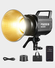 NEEWER FS230B 230W Bi-Color LED Video Light | 2700K-6500K Color Temperature | 12 Special Effects | PWM Technology | Dual Power Supply with Cable Lock | Infinity App and 2.4G Wireless Control - Black