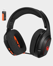 Meetion BTH012 Three-Mode Wireless Gaming Headset | 45 Hours Battery Life | Omni-Directional Microphone | 50mm Drivers | Call Noise Reduction | 2.4G USB Type-C, Bluetooth 5.3 & Wired Connectivity - Black