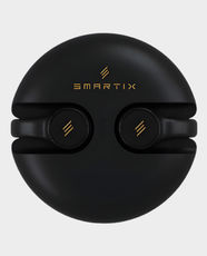 Smartix Atom U Open Ear Clip On Wireless Earbuds | Up to 6 Hours Playback (25H with Case) | Smart Touch Function | Clear Voice Calls | IPX4 Sweat & Splash Resistant | Bluetooth 6.0 - Black