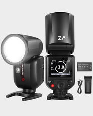 NEEWER Z2-C TTL Round Head Flash Speedlite for Canon Cameras | 76Ws Power | 3000mAh Rechargeable Battery | Built-in 2.4G Wireless System | TTL/M Mode Switch | 5600K ±200K Color Temperature | Professional Lighting - Black