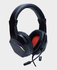 Meetion HP022 Noise-Cancelling RGB Wired Gaming Headset | 40mm High-Fidelity Drivers | USB Connectivity | Gaming Stereo Sound | Adjustable Headband | Windows, macOS, Android Compatibility - Black