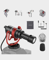 NEEWER VM10 Plug & Play Vlog Microphone | Supercardioid Directional Pickup | Battery-Free Operation | Includes Multiple OTG Adapters | For Cameras, Smartphones and Content Creation - Black