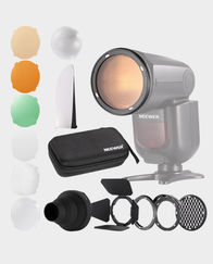 NEEWER CRM2 Flash Magnetic Accessories Kit for Z1 | Magnetic Mount System | Multi Light Modifiers Set | Round Head Flash Compatible | Carry Case Included - Black