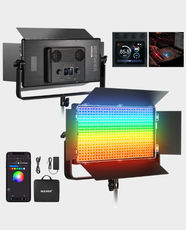 NEEWER AP100C 100W RGB LED Panel Light | 100W High-Power Output | CRI 97+ Full Color RGBWW | App & 2.4G Wireless Control | 66606909 - Black