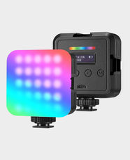 NEEWER RGB61 Magnetic RGB Video Light | 6W Power | 800 Lux at 0.5m | 97+ CRI | 2500K–8500K | 20 Scene Modes | 2000mAh Rechargeable Battery | Magnetic Design | USB Type-C Charging | LCD Display - Black
