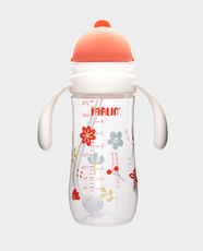 Farlin Wide Neck Drinking Cup | 270ml Capacity | V-Cut Spill Proof Technology | BPA Free Material | Hygienic Sliding Lid | AG-14202(E)