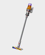 Dyson V12 Detect Slim Absolute Cordless Vacuum Cleaner | 150W Suction Power | Hyperdymium Digital Motor | Up to 125000 rpm | 11 Cyclones Separation | LCD Screen | Illuminates Dust on Hard Floors | TE0206513 - Yellow/Nickel