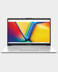 ASUS VivoBook Go 14 E1404FA-EB146W Laptop | 14.0 inch FHD Display | AMD Ryzen 3 7320U | 8GB LPDDR5 RAM | 512GB M.2 NVMe PCIe 3.0 SSD | AMD Radeon Graphics | Windows 11 Home | English/Arabic Keyboard | R3E85SS6BJ - Silver