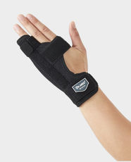 Dr. Med W132-4 Third and Forth Finger Splint (Small) | Adjustable Velcro Compression | Stainless Steel Stay | Breathable Ventilated Support | For Finger Fractures, Sprains and Tendonitis