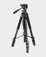 NEEWER TP05 Lightweight Tripod Stand with 3 Way Head | Aluminum Alloy Build | 720° Rotatable Non-slip Rubber Feet | Horizontally Mounting Central Axis | Adjustable Height | Stable & Versatile Design - Black- Black