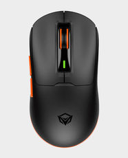 Meetion GW24 Wireless Tri-Mode Gaming Mouse | Up to 8000 Adjustable DPI | 5 Buttons | Up to 60 hours Battery Life | RGB Colors | Compatible with Windows and macOS - Black