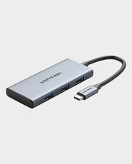 Vention 6-in-1 USB-C Docking Station | 4K@30Hz HDMI | Data Transfer Up to 5Gbps | Dual SD/TF Card Slots | TOOHB - Gray