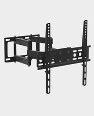 Skill Tech PM 404PW Primestar Economy Dual Arm Full Motion TV Wall Mount | 26 - 65 Inch Screen Size Compatible | 50kg Capacity | VESA 400x400 | ±60° Swivel | -5°/+8° Tilt | Hook-On Bubble Level | Heavy-Duty Steel Build