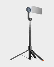 NEEWER Basics PA989 Magnetic Selfie Stick | Bluetooth Remote Control | Aluminum Alloy Build | 360° Rotation and 180° Tilt | One Button Quick Unfold | Compatible with iPhone and Android - Black