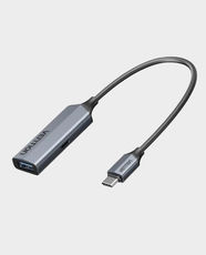 Vention 2-in-1 USB-C to USB A 3.2 Gen 2 Adapter | 10Gbps SuperSpeed Data | 100W PD Fast Charging | OTG Support | CCAHB - Gray