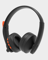 Meetion MT-BTH003M Bluetooth Headset with Mic | Up to 27 Hours Playtime | Noise-Cancelling Mic | Type-C Charging | Bluetooth 5.3 - Black