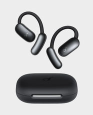 Anker Soundcore AeroFit 2 AI Assistant Open-Ear Wireless Earbuds | Up to 8.5 Hours Playtime (35 Hours with Case) | Adjustable 4-Level Ear Hooks | IP55 Water Resistance | Bluetooth 5.4 | A3874H12 - Black