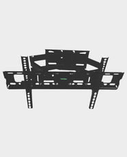 Skill Tech SH 360P Economy Double Arm Full Motion TV Wall Mount | 23 - 60 Inch Screen Size Compatible | 45kg Capacity | VESA 400x400 | ±45° Swivel | ±15° Tilt | 90-400mm Adjustable Profile | Cable Management | Steel Build