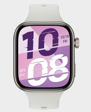 HONOR Watch X5i with 1.97 Inch AMOLED Display | 21 Days Battery Life | 109 Sport Modes | 420mAh Battery | Magnetic Charging | 1ATM Water Resistance Level | Silicone Strap | Bluetooth 5.4 - White