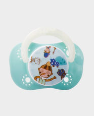 Farlin Chu Chu Cherry Pacifier | 6 Months+ | Cherry-Shaped Natural Silicone | Multiple Ventilation Holes | BPA-Free | BA-10020B - Blue