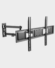 Skill Tech SH 70P Ultra-Slim Low Profile Full Motion TV Wall Mount | 37 - 70 Inch Screen Size Compatible | 35kg Capacity | VESA 600x400 | ±90° Swivel | +10°/-15° Tilt | ±3° Level Adjustment | Heavy-Duty Steel Build