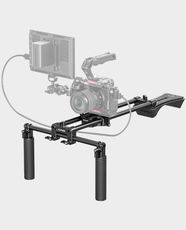 NEEWER SR004 Universal Shoulder Rig Kit | 15mm Rod Support System | 360° Rotatable Dual Handles | 11lb Load Capacity - Black