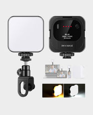 NEEWER PL81 Bi-Color LED Video Conference Light | 2500K-10000K Ultra-Wide Range | 3000mAh Rechargeable Battery | CRI 95+ with Silicone Diffuser - Black