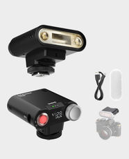 NEEWER Z160 SE Mini Retro Camera Flash | GN15 Output | 20Ws Power | Manual and S1 S2 Modes | 6000K Color Temperature | Built in Rechargeable Battery | Hot Shoe Compatible - Black
