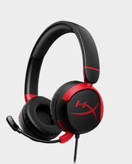 HyperX Cloud Mini Wired Gaming Headset | 25 Hours Battery Life | Immersive Audio | 3.5mm Audio connection | 83dBA Volume Safety | Lightweight Comfort | Durable Tuck-Away Boom Mic | 7G8F4AA - Black