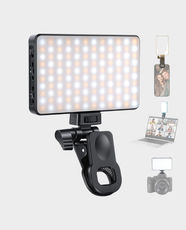 NEEWER Basic BL120B Bi-Color Selfie Light | 12W | 120 LEDs | 682 Lux at 0.5m | 2500K–9000K | 95+ CRI | 3000mAh Battery | Up to 150min Runtime | USB-C Rechargeable | Clip and Cold Shoe Mount - Black