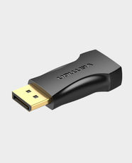 Vention DisplayPort to HDMI Female Adapter | Supports 4K@30Hz | Gold Plated Connector | Plug and Play | Compatible with Laptop/ PC to HDMI TV/ Monitor and Projector | HBPB0 - Black