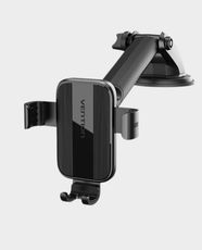 Vention Auto-Clamping Car Phone Mount with Suction Cup | 161.9mm Extendable Arm | 360° Rotation & 270° Tilt | Shockproof Silicone | Dashboard and Windshield Compatible | KCOB0 - Black