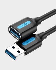 Vention USB 3.0 A Male to A Female Extension Cable | 5m Length | 5Gbps SuperSpeed Data Transfer | Nickel-Plated Connectors | Durable PVC Build | Compatible with Laptop/ PC/ Keyboard/ Mouse | CBHBJ