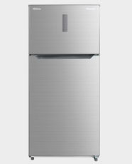 Panasonic Double Door Top Mount Freezer Refrigerator | 650L Capacity | Inverter Technology | Dual Crisper with Separate Humidity Control | Surround Air Cooling Flow | Jumbo Freezer Compartment | NR-BC833M - Silver