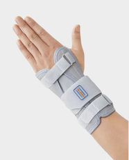 Dr. Med W012 Wrist Splint (Large) | For Left Hand | Adjustable Velcro Straps and Wrist Elastic Band | Stabilization and Immobilization Support | For Sprains, Carpal Tunnel and Post-Surgery Recovery