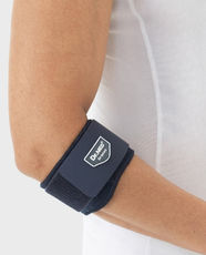 Dr. Med E001 Tennis Elbow Support (Universal) | Adjustable Compression with Velcro Strap | Epicondylar Pad for Tennis and Golfer’s Elbow Pain Relief | Easy Wrap Design for Comfortable Wear