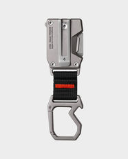 Spigen Portable Pocket Knife | Titanium and Metal Build | Durable and Corrosion-Resistant Construction | Everyday Carry Utility Tool | Built-In Bottle Opener - Gun Metal
