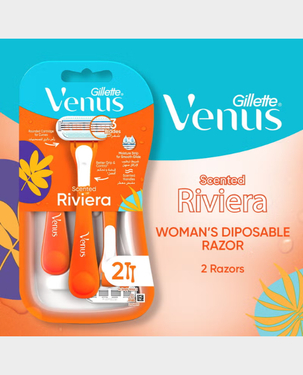 Buy Gillette Venus Riviera Disposable Razor 2 Razors in Qatar ...