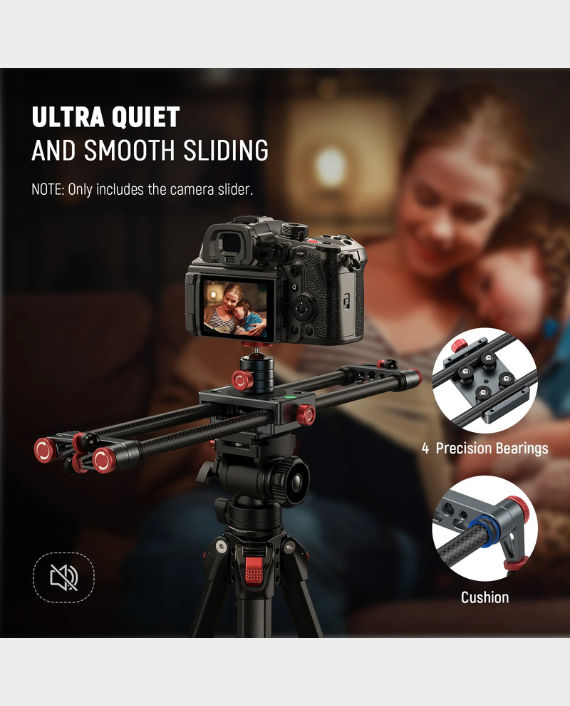 Buy NEEWER CS1M Carbon Fiber Camera Slider 40cm in Qatar - AlaneesQatar.Qa