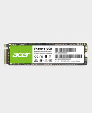 Acer FA100 512GB Internal SSD | M.2 NVMe PCIe Express 3.0 x 4 | 3300MB/s Read | 2700MB/s Write | 3D TLC NAND | 4K LDPC | 300 TBW | Compatible with Laptop