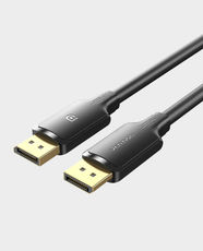 Vention DisplayPort Male to Male 4K HD Cable | 5m Length | Supports 4K@60Hz | Gold Plated Connectors | Triple Shielding | 30AWG | Multi-Shielding Protection | HAKBJ - Black