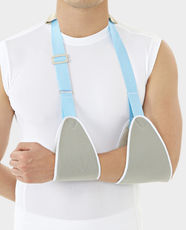 Dr. Med DR-125 Arm Sling (Small) | Adjustable Strap for Secure and Comfortable Fit | Shoulder, Elbow and Arm Injury Stabilization | Supports Post-Operative Recovery and Cast Support