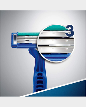 Buy Gillette Blue3 Simple Disposable Razors - Pack of 5 in Qatar ...