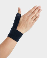 Dr. Med W132 Tennis/Wrist Thumb Splint (Universal) | Right Hand Suitable | Adjustable Velcro Compression | Thumb Carbon Steel Stay | Neoprene Stabilization and Immobilization Support | For De Quervain Disease and Sprains